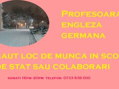 Profesoara engleza -germana